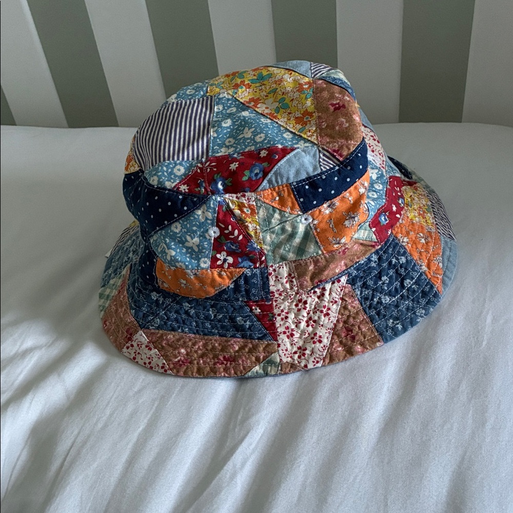 NWT Polo Ralph Lauren Colorful Patchwork Bucket Hat - Picture 4 of 7
